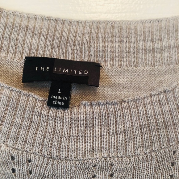 The Limited Grey sweater top - Picture 2 of 4